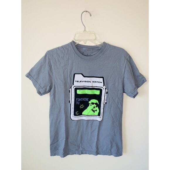 Fontaine Playing Cards Tv T Shirt Grey Small Los Angeles - Picture 1 of 4